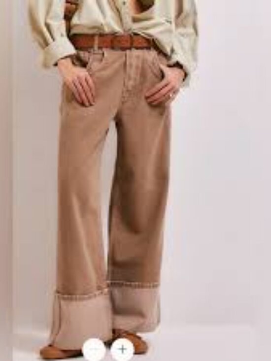 0150-NWT FREE PEOPLE-FINAL COUNTDOWN MID RISE PANTS - Picture 8 of 11